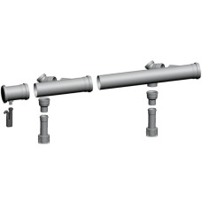 Комплект димоходу  110 / 160  для каскаду з 2-х  Wolf  CGB - 50   2651 308