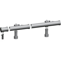 Комплект димоходу 110 / 160  для каскаду з 2-х  Wolf  CGB - 75, 100   2651 310