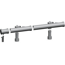 Комплект димоходу 110 / 160  для каскаду з 2-х  Wolf  CGB - 75, 100   2651 310