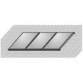 Комплект кріплення на даху для 3-х панелей Wolf 2484 131 / 7700 914