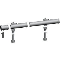 Комплект димоходу  110 / 160  для каскаду з 2-х  Wolf  CGB - 50   2651 308