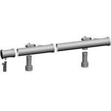 Комплект димоходу 110 / 160  для каскаду з 2-х  Wolf  CGB - 75, 100   2651 310