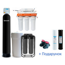 Комплект обладнання Комфорт для очищення води в котеджі з 1-2 санвузлами