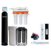 Комплект обладнання Комфорт для очищення води в котеджі з 1-2 санвузлами