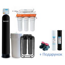 Комплект обладнання Комфорт для очищення води в котеджі з 1-2 санвузлами