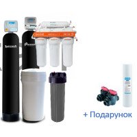 Комплект обладнання Преміум для очищення води в котеджі з 1-3 санвузлами