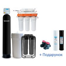 Комплект обладнання Комфорт для очищення води в котеджі з 1-2 санвузлами