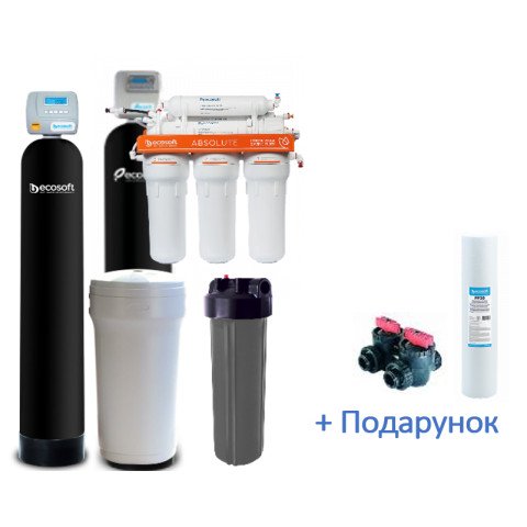 Комплект обладнання Преміум для очищення води в котеджі з 2-3 санвузлами"