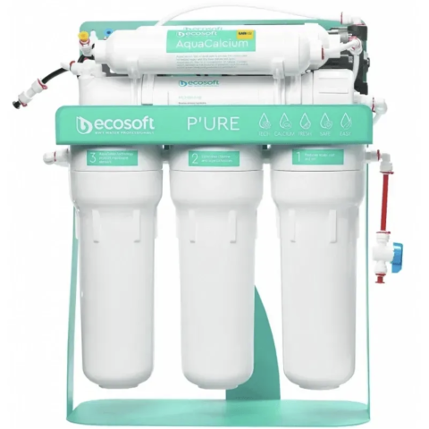 Система зворотнього осмосу ES P`URE AquaCalcium Mint MO 675 з помпою на станині MO 675 PS MAC