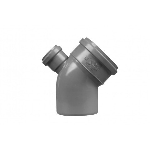 Коліно каналізаційне Sanibud 110х50х45 вверх 90°