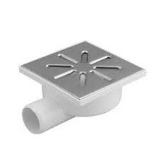 Трап нерж. Aquer 50 (10х10) 90° білий