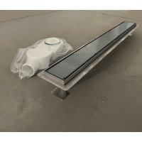 Лоток дренажний для душу Aquer 800 SM корпус і решітка з нержавіючої сталі  OLPM800RP