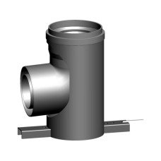 Коліно опорне Wolf  DN200  90°   2651 374
